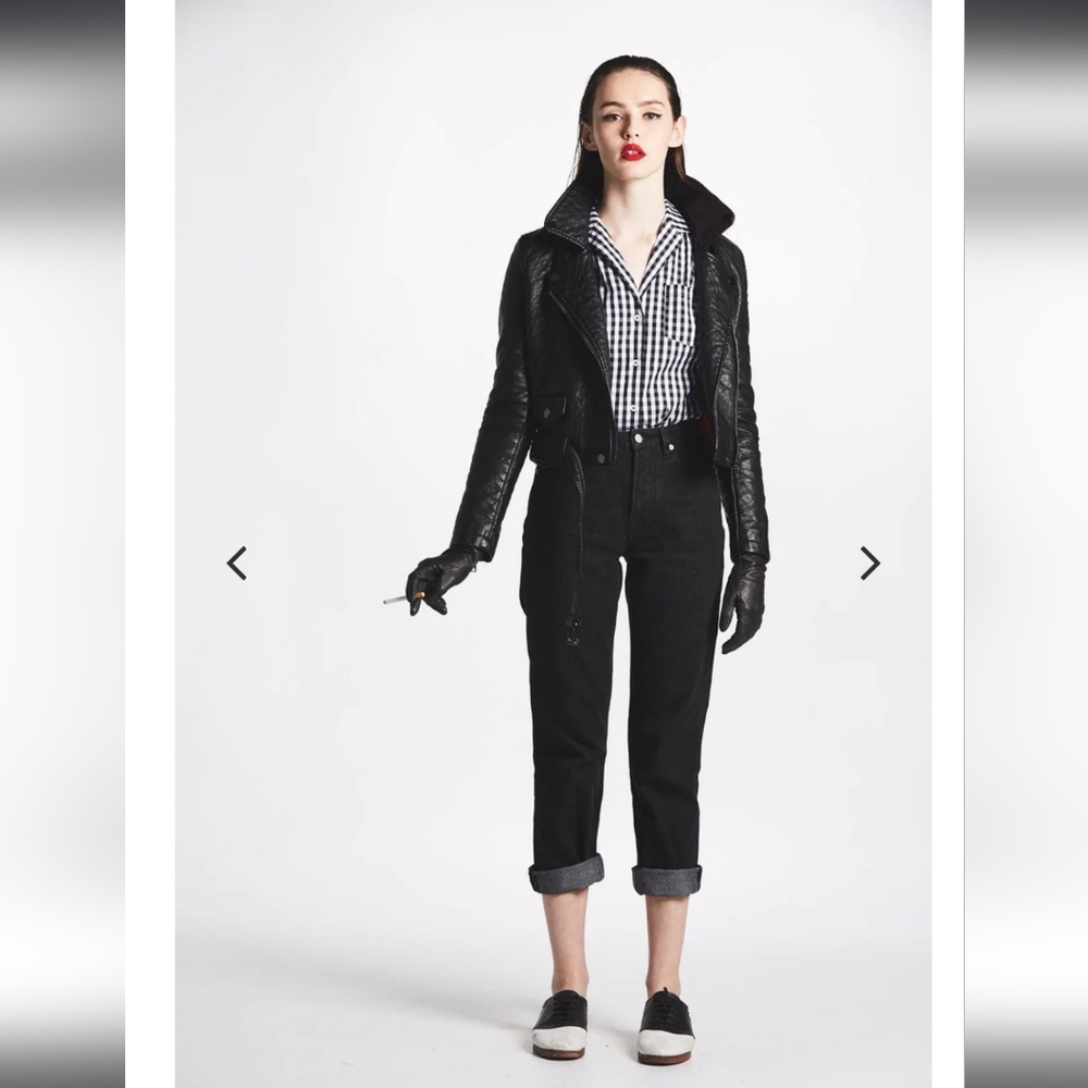 Women's Black Leather Jacket